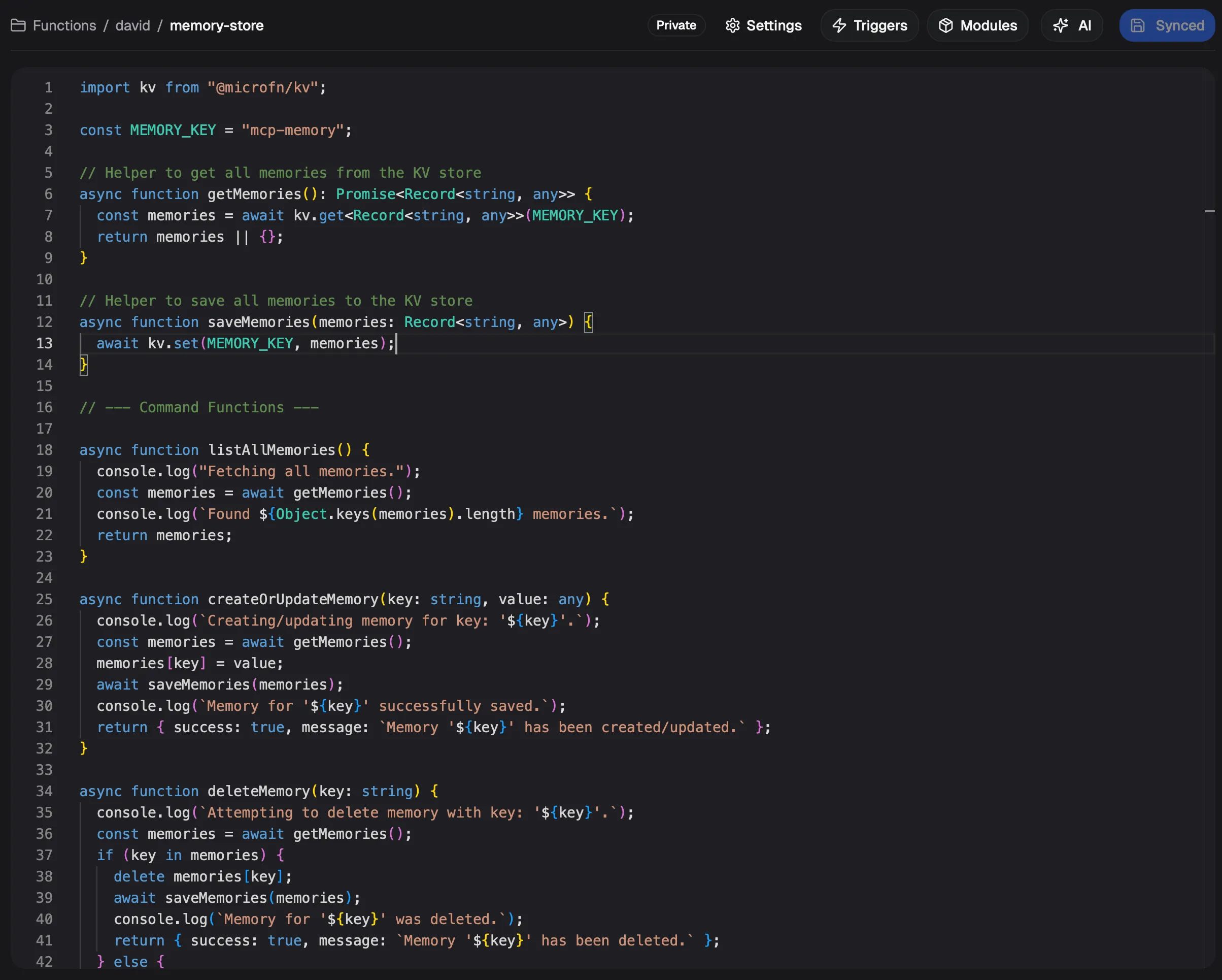 Microfn Editor
